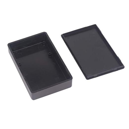 Zulkit 5Pcs Project Boxes ABS Plastic Electrical Project Case Power Junction Box Black 3.62 x 2.28 x 0.91 inch(92 x 58 x 23mm) - Image 5