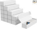 Trading Card Storage Box, 15-Pack 1100 Count White Corrugated Cardboard Bulk Sports Storage Box for TCG/Magic/Mtg Basketball Cards, Collectible Trading Cards by XRACV
