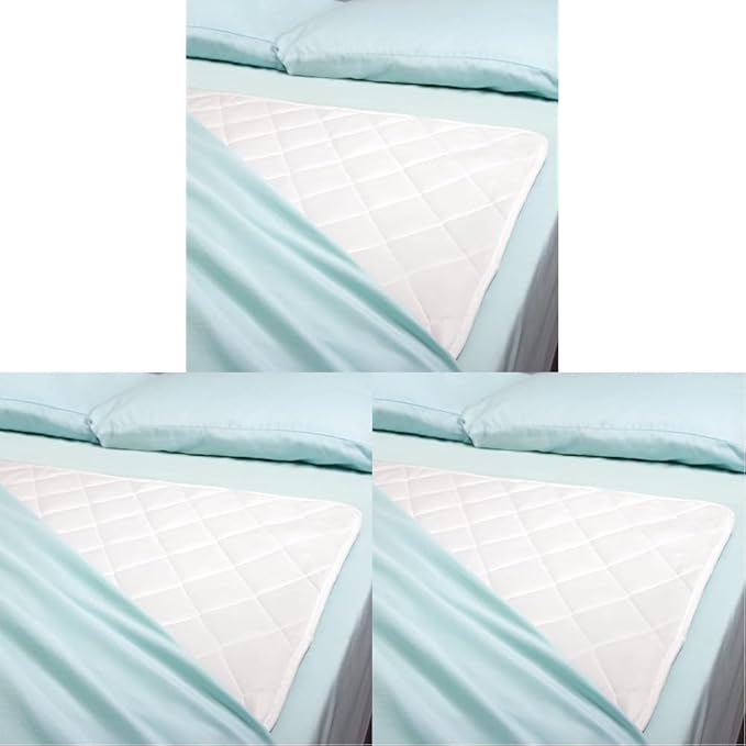 DMI Waterproof Sheet to be Used as a Bed Pad, Bed Liner, Mattress Protector, Pee Pad, Furniture Cover or Seat Protector with Quilted Slide Sheet and 4 Layers of Protection, Without Straps, 36 x 40 by DMI