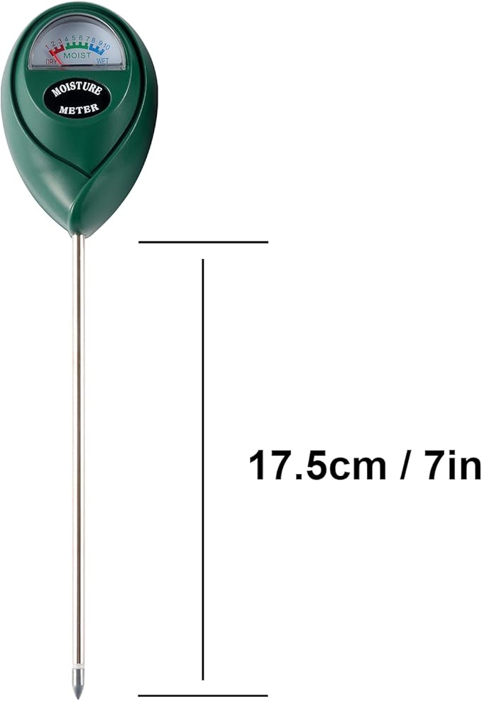 2 Packs Soil Moisture Meter, Plant Water Meter for House Plants, Soil Tester Test Kit Soil for Garden Lawn Farm Indoor & Outdoor Use, No Battery Required (Green) - Image 2