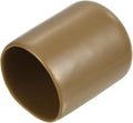 uxcell 20pcs Rubber End Caps 22mm(7/8") ID Vinyl PVC Round Tube Bolt Cap Cover Screw Thread Protectors Light Brown by uxcell