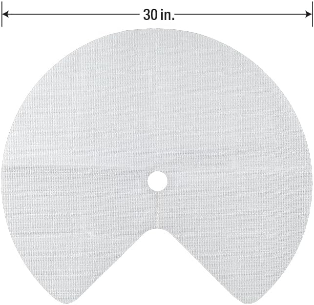Smooth Top EasyLiner Lazy Susan Liner Kit - Easy to Install, Circular, Non Slip Shelf Liner for Lazy Susan Kitchen Cupboards and Shelves, 30 Inch Diameter, White, 2-Pack - Image 8