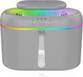 2L humidifiers for bedroom humidifier Home Ultra-Quiet 28 dB Quiet Supersized Cool Mist Air Humidifier for Baby Nursery，Dual Nozzie，Easy to Clean & Fill, 7 Color NightLight (White) by Lisacool