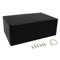 LeMotech Project Box ABS Plastic Junction Box IP65 Waterproof Hobby Box Electrical Boxes Universal Enclosure for Electronic Black 8.9X 5.7X 3.1 inch(230x150x85mm)（Pack of 1 by LeMotech