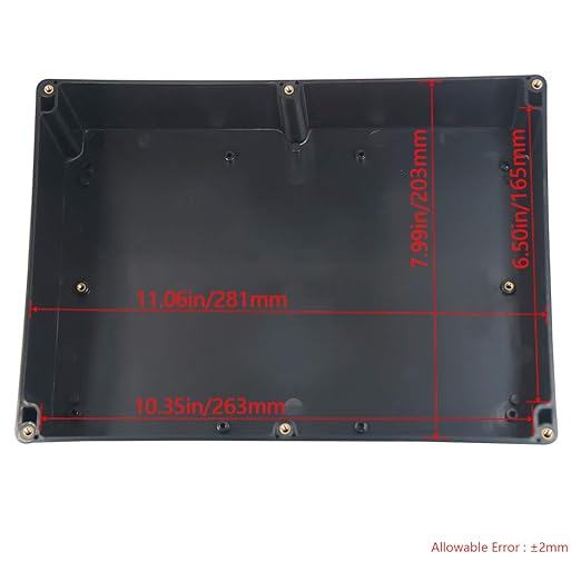 Project Box IP65 Waterproof Junction Box ABS Plastic Electrical Boxes DIY Electronic Project Case Power Enclosure 11.42x8.27x3.94 inch (290 x 210 x100 mm) - Image 3