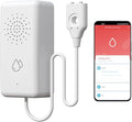 BSEED WiFi Water Leak Detector, Smart Water Sensor with Cable, 85dB Audio/App/SMS/Email Alarm, Rapid Leak Detection for Home, Kitchen, Bathroom, Basement, IP65 Waterproof, No Hub Required,1 Pack by BSEED