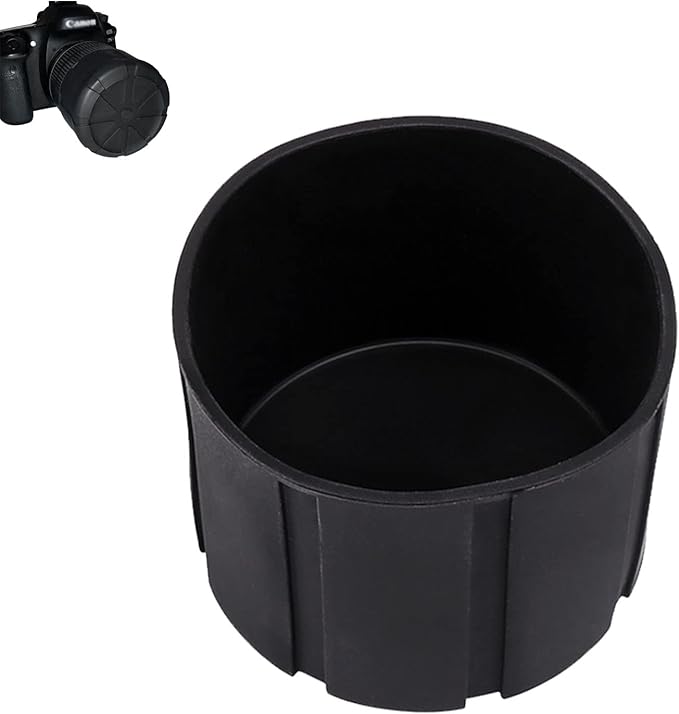 Camera Lens Cap SLR Camera Silicone Protector Cap Dustproof Lens Cover for 65-110mm DSLR Camera Lenses by QYNuLi