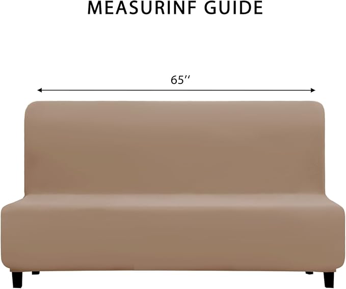 PureFit 100% Dual Waterproof Couch Cover Slipcovers for Couches and Sofas - Stretch Non Slip Fleece Sofa Covers Washable, Leakproof Furniture Protector for Kids, Pets, Dog (Futon, Camel) - Image 6