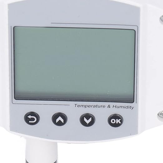 485 Temperature Humidity Transmitter High Accuracy LCD Display Temperature Humidity Sensor with Modbus RTU Protocol for Industrial Environmental Monitoring ABS Material 147x88x41mm - Image 6