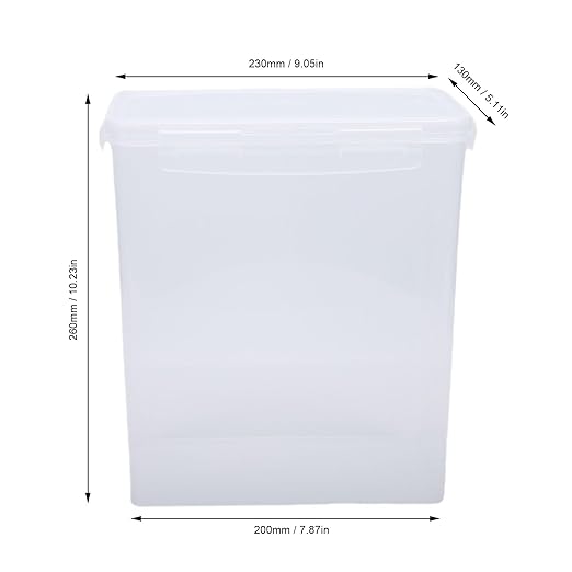 WALFRONT Filament Storage Box 3D Printer Filament Dry Box Dust Proof Damp Proof Sealed Container Transparent Design Universal 1KG Enhanced PTFE - Image 4