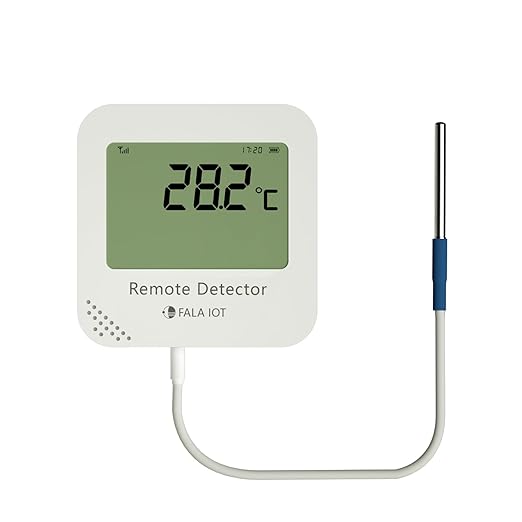 External Temperature Sensor Probe – Waterproof, Wide Range (-40°F to 248°F), 16ft Length for Aquarium,Greenhouse, Farm, Freezer & Industrial Use, Only for FALA IOT Detector, 5 Meters - Image 3