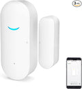 WiFi Door and Window Sensors,Tuya Smart Alarm with Free Notification APP Control Home Security Alarm System, No Hub Required,Compatible with Alexa, Google Home (3-Pack) by SENCKIT
