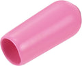 uxcell 20pcs Rubber End Caps 6mm(1/4 inch) ID Vinyl PVC Round Tube Bolt Cap Cover Screw Thread Protectors Pink by uxcell