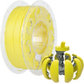 Creality PLA Filament 1.75mm, 3D Printer Filament, 1.0kg (2.2lbs) Spool, No Warp Enhanced Toughness, Dimensional Accuracy ±0.03mm Printing Filament, Suitable for 3D Printers (Yellow) by Creality