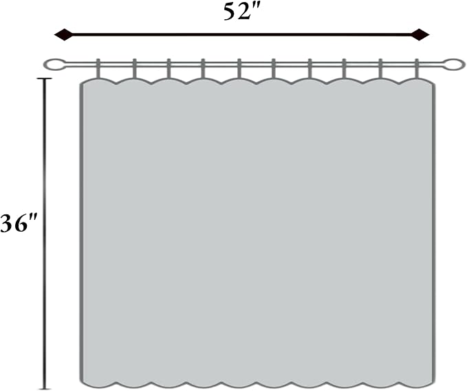 Hiasan RV Blackout Curtains for Bedroom, 52 x 36 Inches Long - Thermal Insulated & Light Blocking Window Curtains for Living Room, 2 Drape Panels Sewn with Tiebacks, Brown - Image 7
