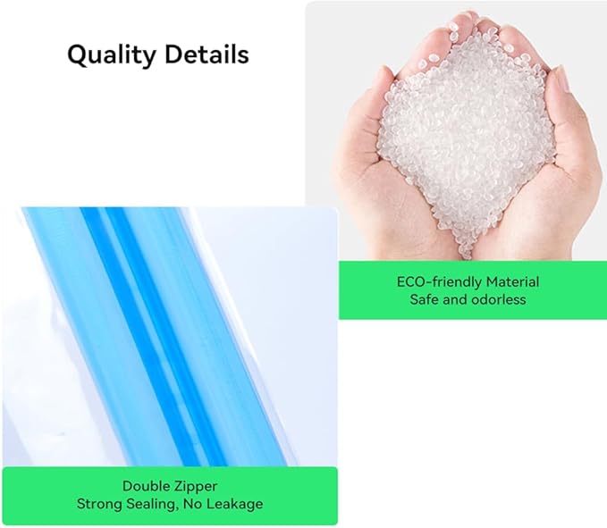Creality Filament Storage Bag Vacuum Kit-10Pack Cleaning Drying Sealed Bags for 3D Printer Filament with Desiccants/Hand Pump - Image 4