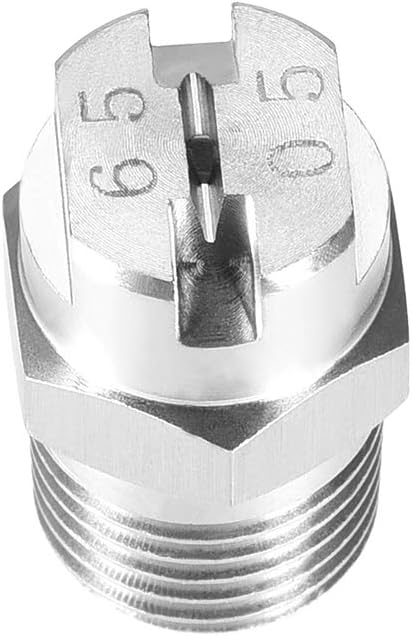 uxcell Flat Fan Spray Tip - 1/4BSPT Male Thread 304 Stainless Steel Nozzle - 65 Degree 1.4mm Orifice Diameter - 2 Pcs - Image 4