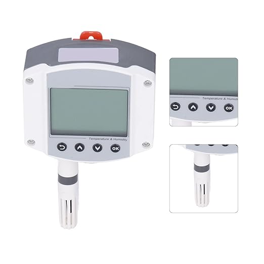 485 Temperature Humidity Transmitter High Accuracy LCD Display Temperature Humidity Sensor with Modbus RTU Protocol for Industrial Environmental Monitoring ABS Material 147x88x41mm - Image 7