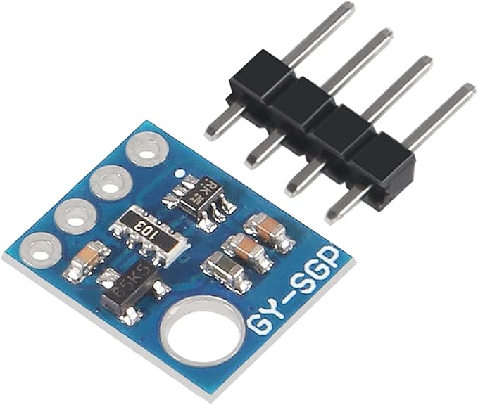 2PCS SGP30 Air Measurement Gas Sensor TVOC/eCO2 Air Quality Carbon Dioxide Detector to Replace CCS811 Carbon Dioxide CO2 VOCs Air Quality Gas Sensor Module for Arduino 2PCS - Image 3
