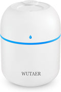 Portable Small Humidifier, WUTAER USB Personal Desktop Humidifier for Car, Office Room, Bedroom, Auto Shut-Off, 2 Mist Modes, Super Quiet(220ml, White) by Unknown