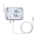 Ubibot GS1-AETH1RS + TH30S-B Ethernet Thermometer Hygrometer, WiFi Temperature Humidity Sensor, Digital Temperature Data Logger, Free App Email Alert(2.4GHz WiFi & RJ45 Ethernet, no hub Required) by UbiBot