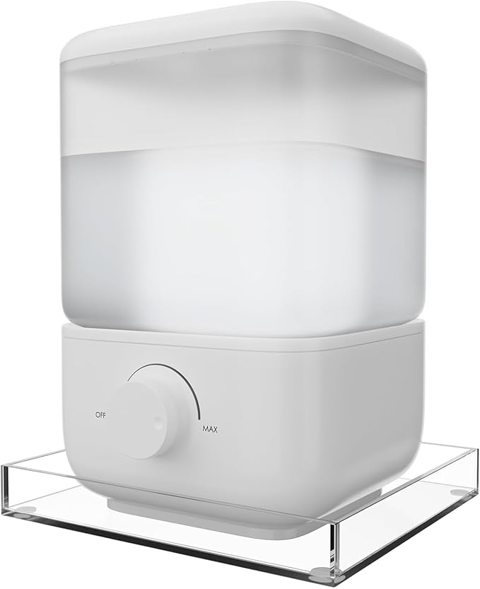 Acrylic Humidifiers Tray for LEVOIT Classic 160 Top-Fill Humidifiers 2.5L Tank, Leak-Proof Tray for Humidifier, Moisture-Proof Tank Floor(Not Include Humidifier) (Clear, 2.5L) by Homakover