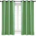 NICETOWN Blackout Curtain Blind for Bedroom, Single Panel, W42 x L54 inches, Forest Green, Thermal Insulated Grommet Blackout Room Darkening Drape/Drapery by NICETOWN