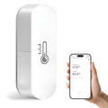Zigbee Temperature Sensor, Humidity Sensor Thermometer for House, Compatible with Alexa & Google Assistant, eWeLink APP for Remote Monitoring and Home Automation, ZigBee 3.0 Hub Required by Chatthen