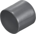 uxcell 20pcs Rubber End Caps 48mm ID Vinyl Round Tube Bolt Cap Cover Thread Protectors Dark Grey by uxcell