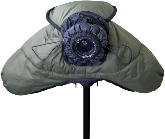 Camera Rain Coat Cover, Cold-Proof Warm Cover, Snow or Sound-Proof Sleeve Jacket, for DSLR Cameras with 24-70mm, 24-105mm, 15-85mm,18-135mm, 55-205mm, 70-200mm Etc Lens Outdoor Photography - Image 3