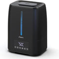 6L Top Fill Ultrasonic Humidifier - Cool and Warm Mist for Bedroom, Baby, Large Rooms & Plants, Smart Humidity Control, Aroma Diffuser, Night Light, 12H Timer, Quiet, Black by SimpleLife