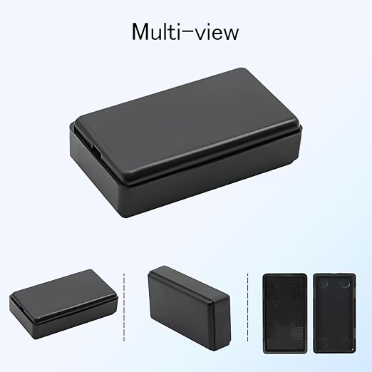 Project Box 8 Pieces Electrical Box Small Junction Box ABS Plastic Enclosure Power Electronic Case Black 1.97" x 1.10" x 0.59"(50 x 28 x 15mm) - Image 6