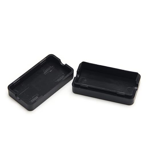 Fielect 1.89 x 1.02 x 0.61 inch Junction Box ABS Plastic Dustproof Universal Electrical Project Enclosure Black 4Pcs - Image 4