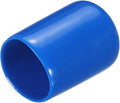 uxcell 20pcs Rubber End Caps 14mm ID Vinyl PVC Round Tube Bolt Cap Cover Screw Thread Protectors Blue by uxcell