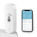 WiFi Temperature Humidity Sensor Smart Hygrometer Thermometer Sensor with APP Remote Monitor and Alert High Precision Indoor Thermometer No Hub Required, Compatible with Alexa Google Assistant by DoHome
