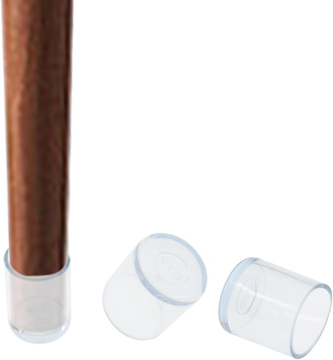 Round Chair Leg Caps,PVC Furniture Feet Covers,TTZEZE Transparent Round Floor Protectors,Clear Table Feet Covers Preventing Plastic Chair Leg Covers Scratches and Noise 19mm/0.75'', 12 - Image 6
