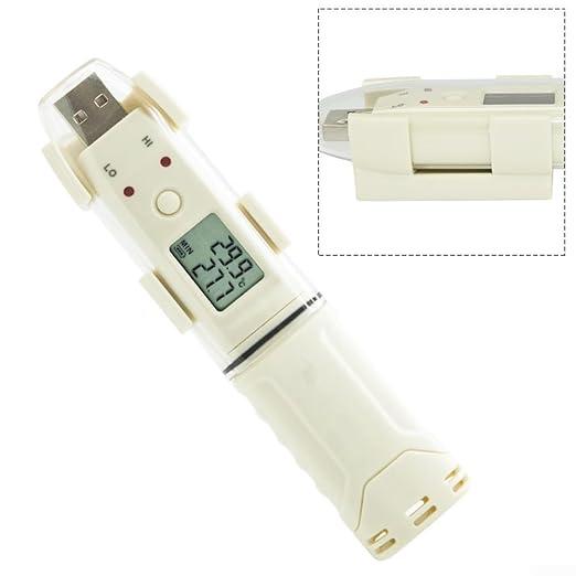 GM1366 GM1365 Temperature Humidity Data Logger Recorder for Agricultural Greenhouse Cold Chain Warehouse Monitoring USB Interval Alarm(Temp) - Image 3