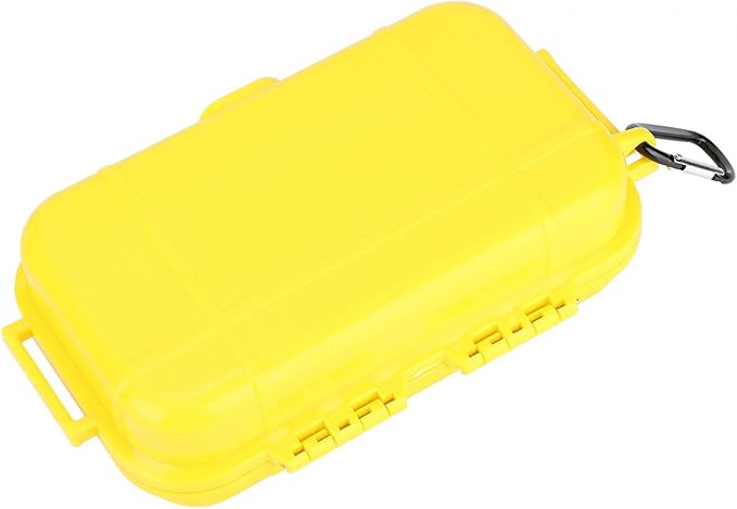 Small Waterproof Storage Case, Dry Box Protective Case Shockproof Survival Storage Container 6.29 * 3.54 * 1.57in Floating Hard Shell Wet Dry Box Airtight for Fishing Outdoor Gear - Image 5