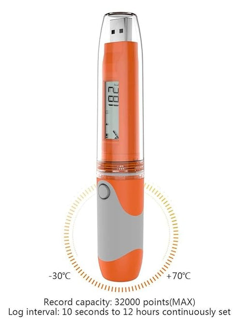 (Pack of 100) Thermal Mapping Area Mapping Multi Use Temperature & Humidity Data Logger (Range: -30℃ to 70℃) USB Plug & Play for Pharmaceuticals and Laboratories|Model: Elitech RC-51H - Image 2