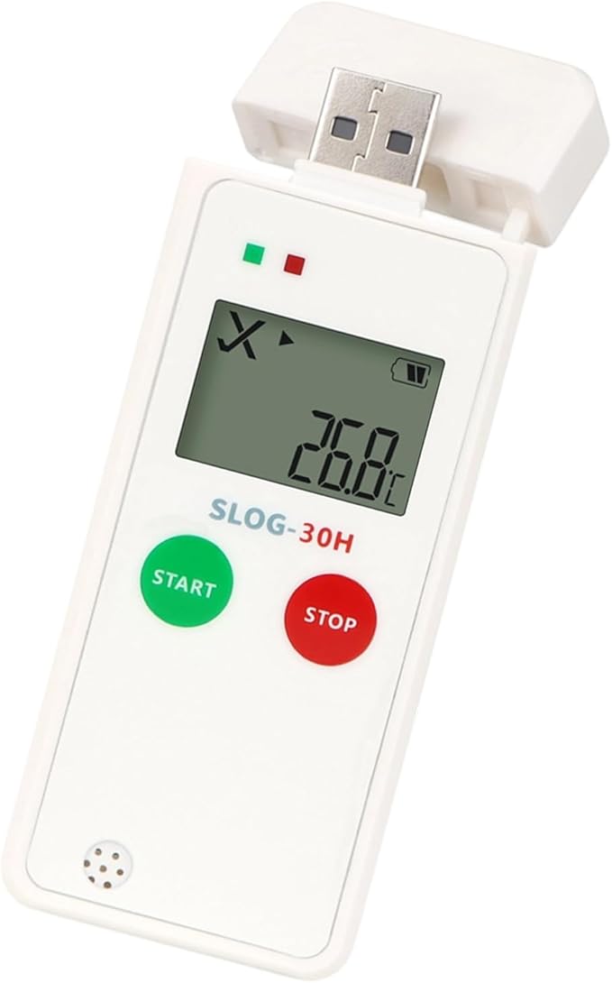 High Accuracy Temperature Humidity Data Logger with LCD Display Alarm Function for Warehouse Cold Chain - Image 8