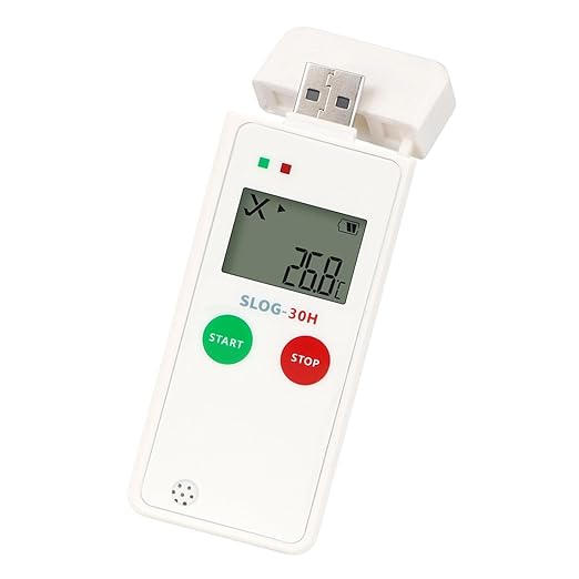 High Accuracy Temperature Humidity Data Logger with LCD Display Alarm Function for Warehouse Cold Chain - Image 3