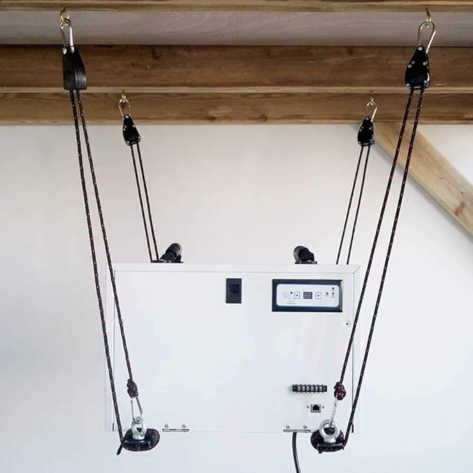 ALORAIR Hanging Kits for Crawl Space & Basement Dehumidifiers, Easy Way to Raise and Lower dehumidifier, Helps reduce noise and vibration of the unit - Image 3