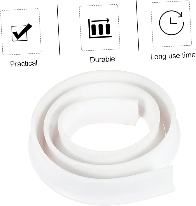 balacoo Self-adhesive Water Retaining Strip for Bathroom Kitchen Shower Guard Seal Easy Installation Keeps Areas Dry - Image 6