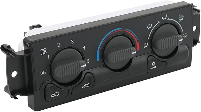 Front A/C Heater Climate Control Module Compatible with 2002 Cadillac Escalade EXT Chevrolet Avalanche 1500 2500 1999-2002 GMC Sierra 1500 2500 Replace# 599-266, 15-72528 by DICMIC