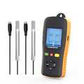 Tzone Temperature and Humidity Data Logger USB with Probe,Dual Channel Temp Humidity Recorder with Data Report, Digital Industrial Thermometer Recording Handheld RH Logger for Greenhouse Freezer Lab by Tzone