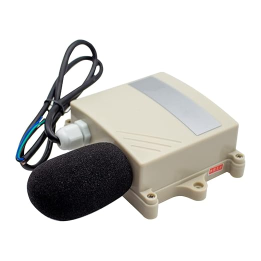 IP65 Noise Meter Sensor, Environmental Noise Online Monitoring Meter Noise Transmitter Decibel Detector Sound Level Meter 30-120DB (Output Signal RS485) - Image 4