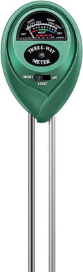 VIVOSUN Soil Tester, 3-in-1 Plant Moisture Meter Light and PH Tester for Home, Garden, Lawn, Farm, Indoor and Outdoor Use, Promote Plants Healthy Growth by VIVOSUN