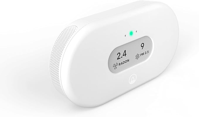 Airthings 2960 View Plus - Battery Powered Radon & Air Quality Monitor (PM, CO2, VOC, Humidity, Temp, Pressure) - Image 2