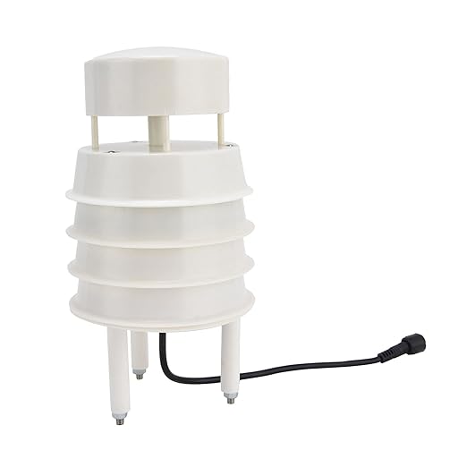 Temperature and Humidity Detector Wind Direction Sensor Ultrasonic Integrated Weather Station Highly Accurate Multifunctional Lightweight for Environmental Monitoring ABS Material - Image 8