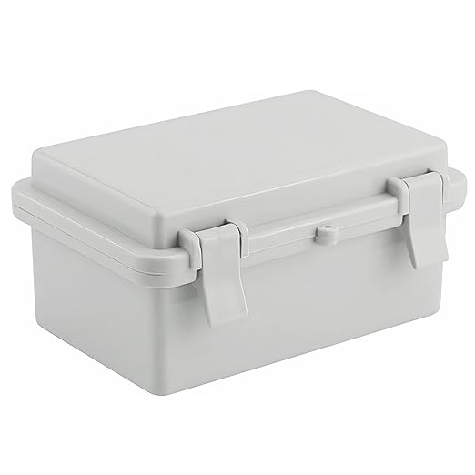 Sunnyglade ABS Plastic Dustproof Waterproof IP65 Junction Box Universal Durable Electrical Project Enclosure with Lock (3.9"x5.9"x2.8") by Sunnyglade